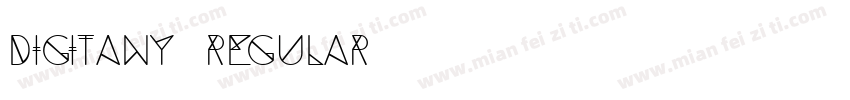 Digitany Regular字体转换